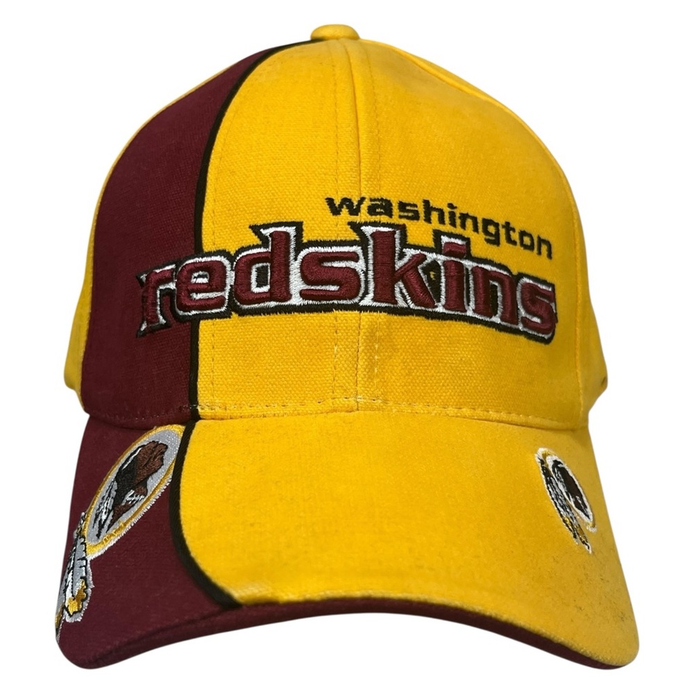 Vintage Washington Redskins NFL Hat Men’s Yellow Burgundy Adjustable